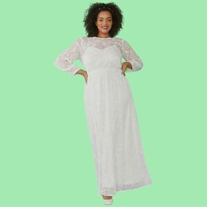 ModCloth Just the Beginning Maxi Dress in White, Size Medium. NWT!